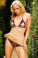 Nikii Swiss: Fire Skull Bikini set 1 - 37 images